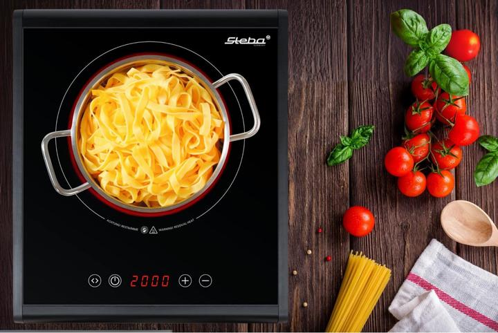 Image du produit Steba HK 25 Plaque de cuisson simple Ceran 2000W 18,5cm Touch Control à partir de 01/25