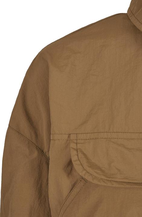 Actual product image Urban Classics Ladies Cropped Crinkle Nylon Pull Over Jacket (L)