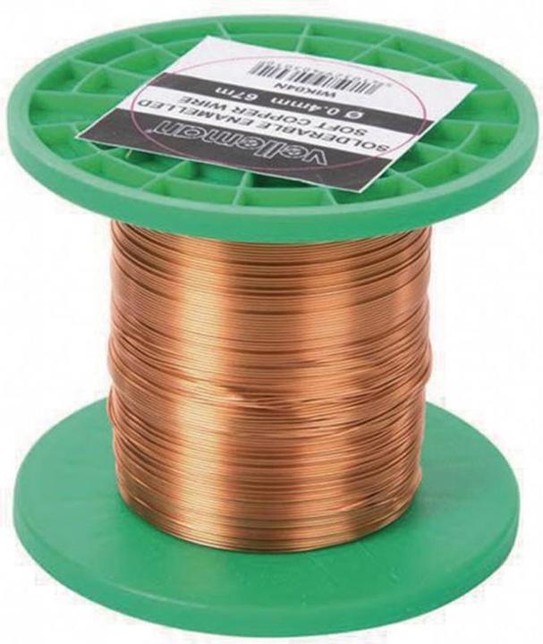 Image du produit Velleman WICK04N Fil d'enroulement Ø 0.4mm (67 m)