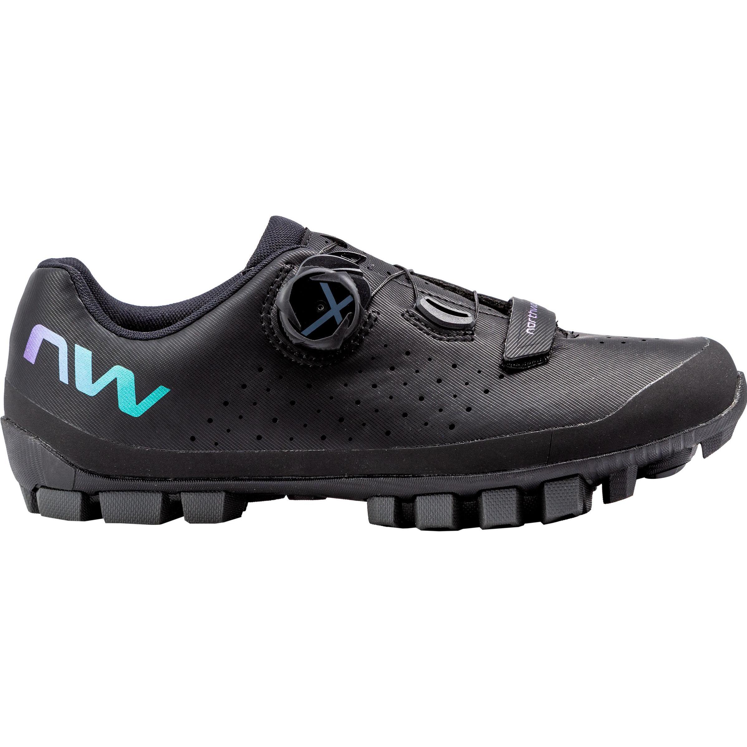 Northwave, Damen, Veloschuhe, Hammer Plus (38), Schwarz