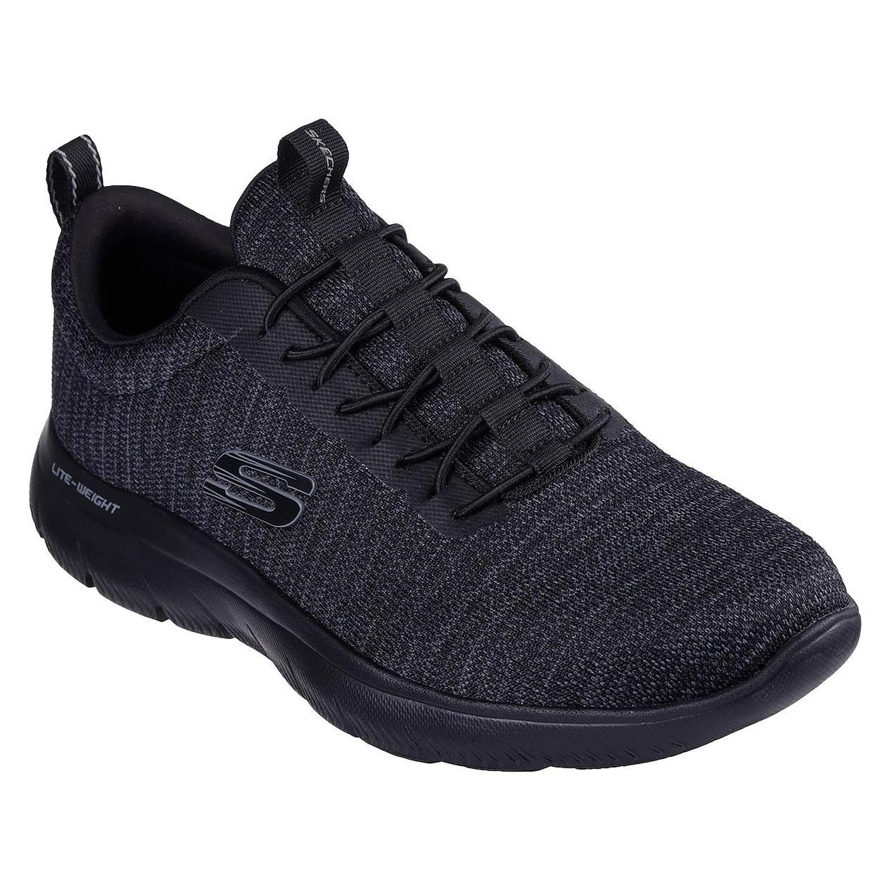 Skechers, Mannen, Wandelschoenen, Freizeitschuhe 232697-Bbk Summits (42), Zwart