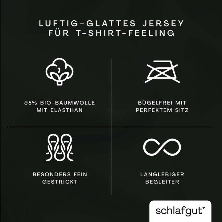 Actual product image schlafgut Knitted Jersey (Duvet cover, 200 x 200 cm)