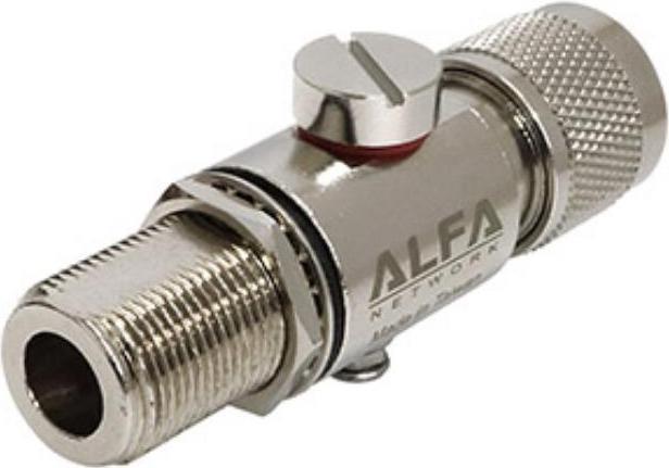 Actual product image Alfa Network ALR06 - Lightning Protector, N female to N male