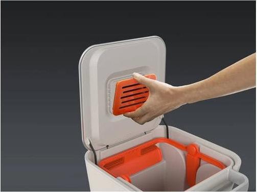 Produktbild Joseph Joseph Abfalleimer TITAN hellgrau (30 l)