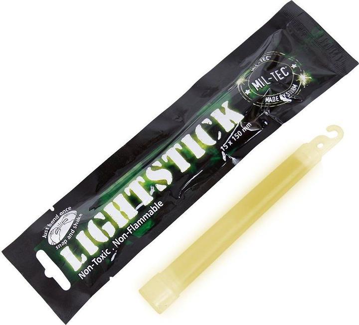 Produktbild Mil-tec Leuchtstab Gelb 15cm (1 Stück)