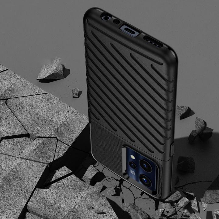 Productafbeelding Hurtel Thunder Case Flexibele gepantserde hoes voor Realme 9 Pro + (9 Pro Plus) zwart (Realme 9 Pro Plus)