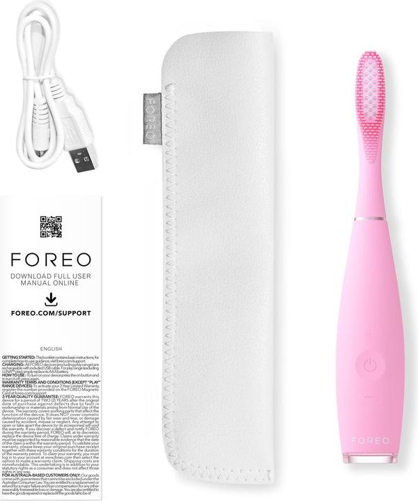 Immagine prodotto Foreo Spazzolino sonico Issa a 3 punte rosa (Spazzolino sonico)