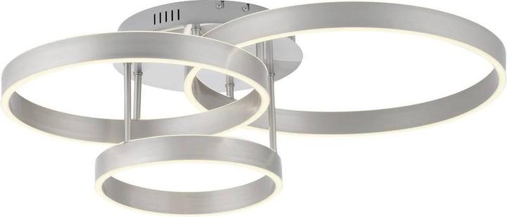Produktbild Just Light LILLUTI LED Deckenleuchte Warmweiss 26W 2-fach Silber/Weiss 15157-55 (6800 lm)