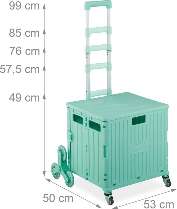 Produktbild Relaxdays Einkaufstrolley