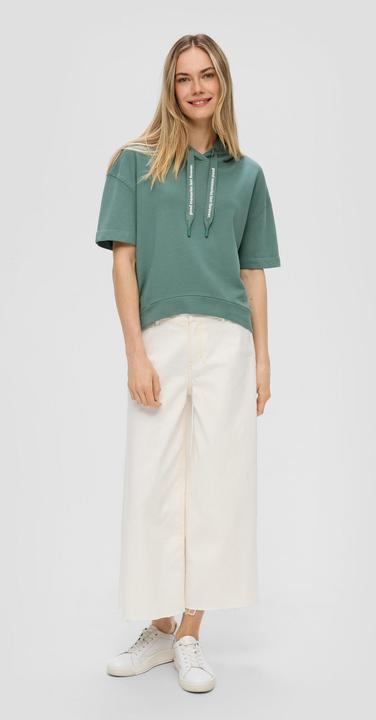 Produktbild s.Oliver Sweatshirt Hoodie mit halblangen Ärmeln (46)