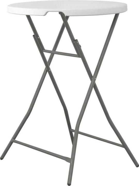 Hendi Table haute ronde polyéthylène pliable ø800x1 (80 x 80 x 110 cm)