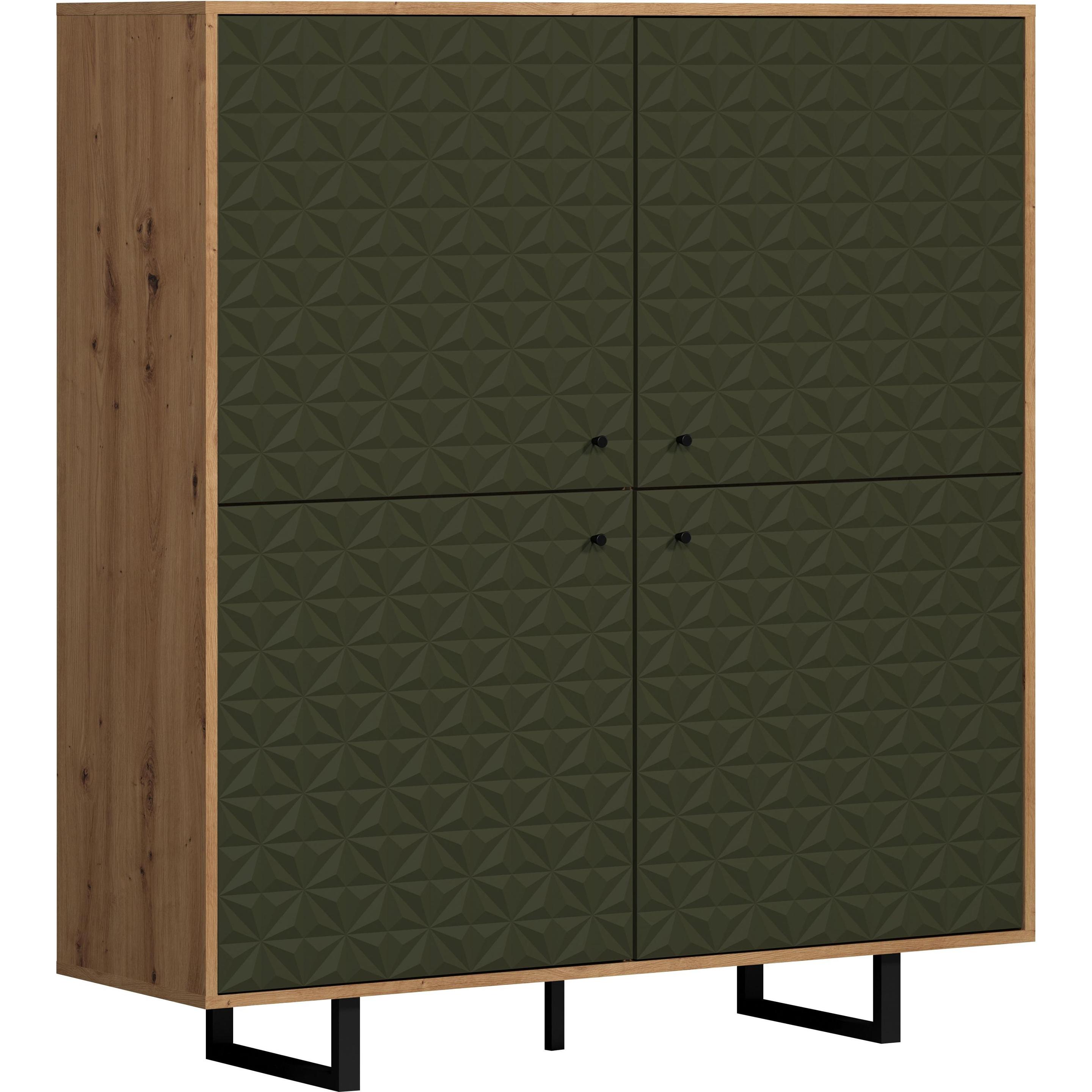 Trendteam, Kommode + Sideboard, SentraWO (124 x 40 x 136 cm)