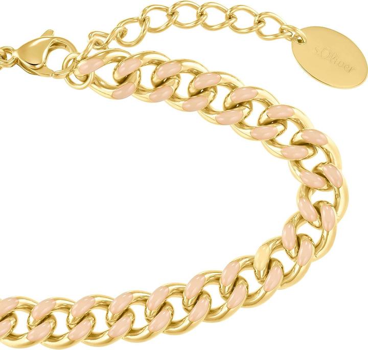 S.Oliver Armschmuck für Damen, Edelstahl (20 cm, Edelstahl)