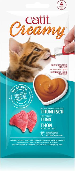 Catit Katzensnack cat it Creamy Thunfisch 4-er Pack 40 g (4 Stk., 40 g)