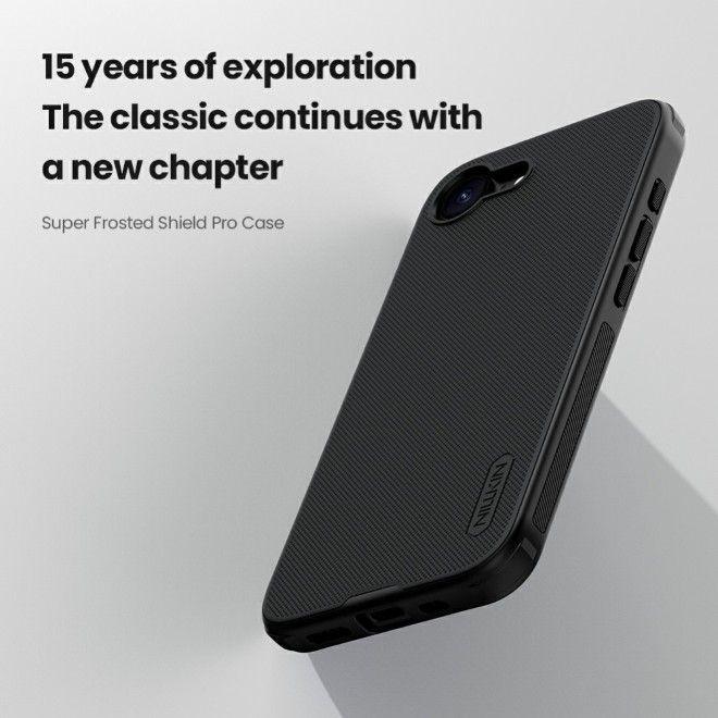 Image du produit Nillkin Super Frosted Shield Pro Series Hardcase Hülle (Apple iPhone 16e, Apple iPhone 17e)