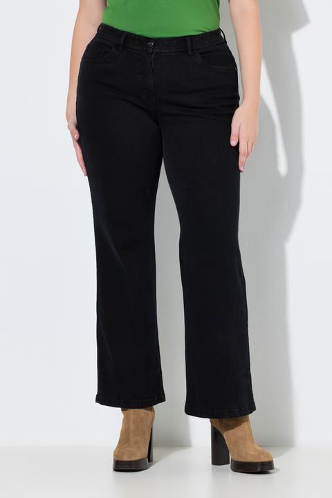 Produktbild Ulla Popken Jeans Mary, weites Bein, Elastikbund (52)