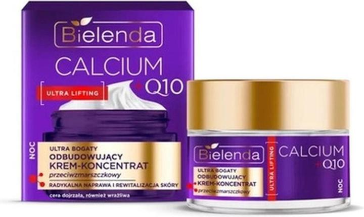 Actual product image Bielenda Calcium Q10 Anti-Thizar Night Cream-Concentrate 50Ml (50 ml, Night cream)