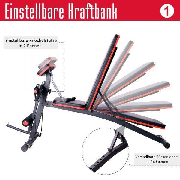 Produktbild Homcom Multifunktion Hantelbank