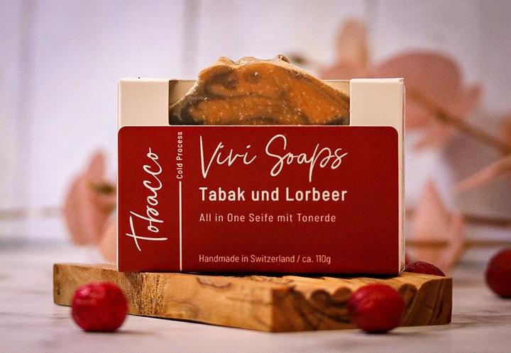 Actual product image Vivi Soaps Tobacco - Soap tobacco and laurel fragrance (Hard soap)