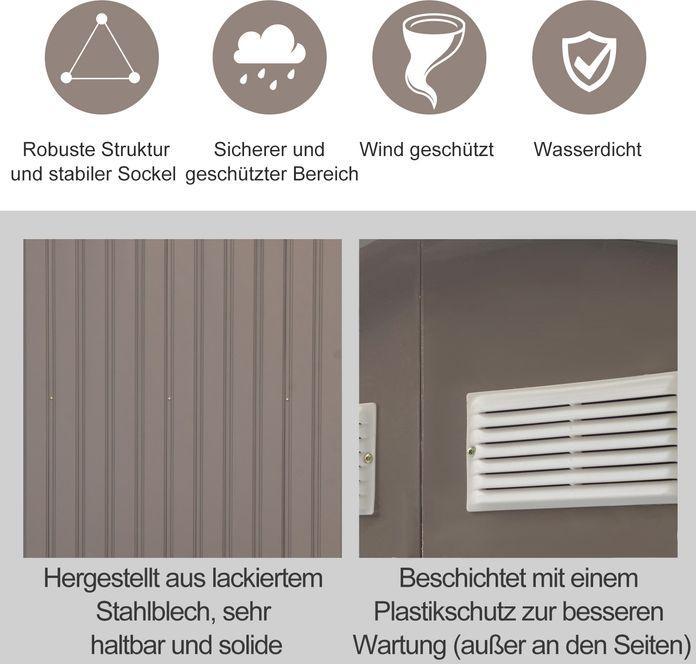 Produktbild Outsunny Gartenschuppen