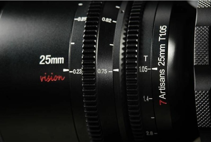 Actual product image 7artisans Fixed focal length 25 mm T1.05 (Fujifilm X, APS-C / DX)
