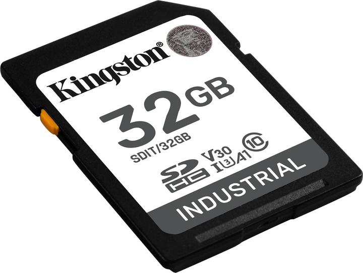 Actual product image Kingston Card Ind. SD +ADP 32GB pSLC (32 GB, SDHC, U3, UHS-I)