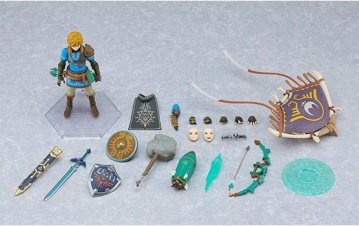 Produktbild Good Smile Company The Legend of Zelda Tears of the Kingdom Figma Actionfigur Link Tears of the Kingdom Ver. DX Edition
