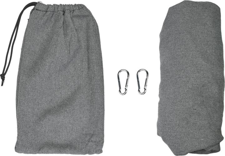 Produktbild Benson Hängematte komplett 200 x 100 cm grau