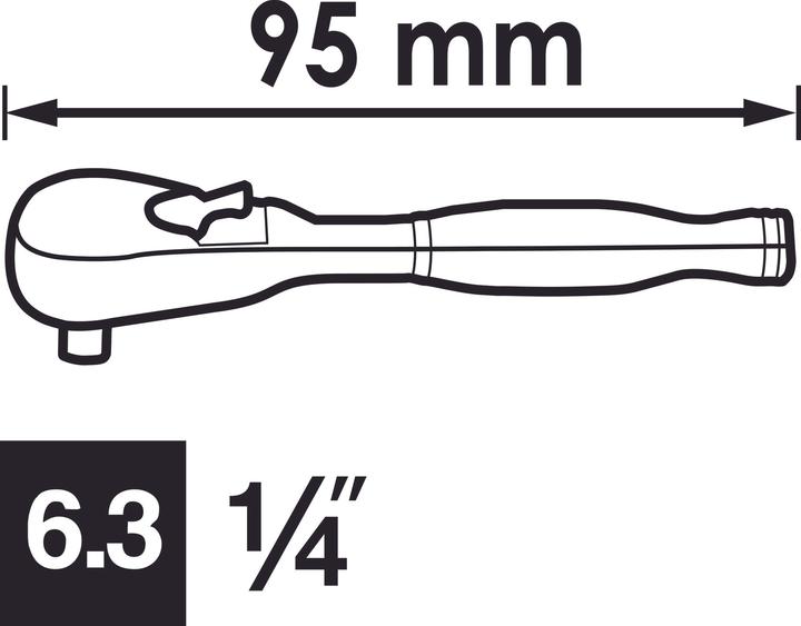 Produktbild Vigor 1/4" MINI UMSCHALTKNARRE (1/4")