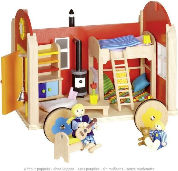 Produktbild Goki Puppenbauwagen mit Zubehör