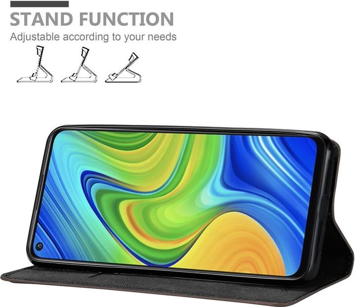 Produktbild Cadorabo Book Invisible Magnet Cover (Xiaomi Redmi Note 9)