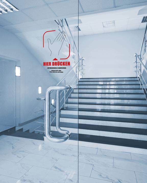 Productafbeelding Avery AVZ L8012-10 Antimicrobiële Etiketten 210x148mm transparant