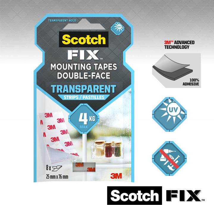 Actual product image Scotch Mounting strips -Fix (25 mm)