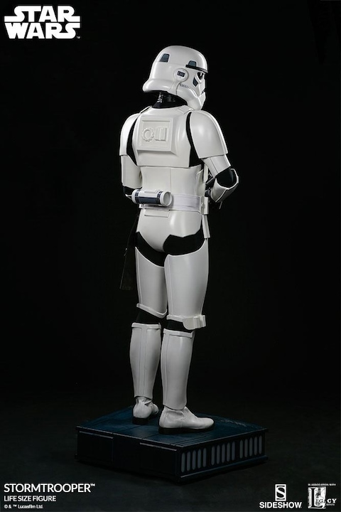 Actual product image Sideshow Star Wars Life-Size Statue Stormtrooper 198 cm