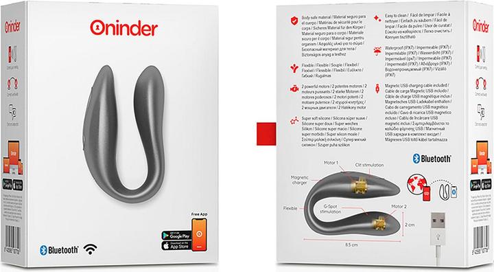 Actual product image Oninder G-Spot and Clitoral Stimulator