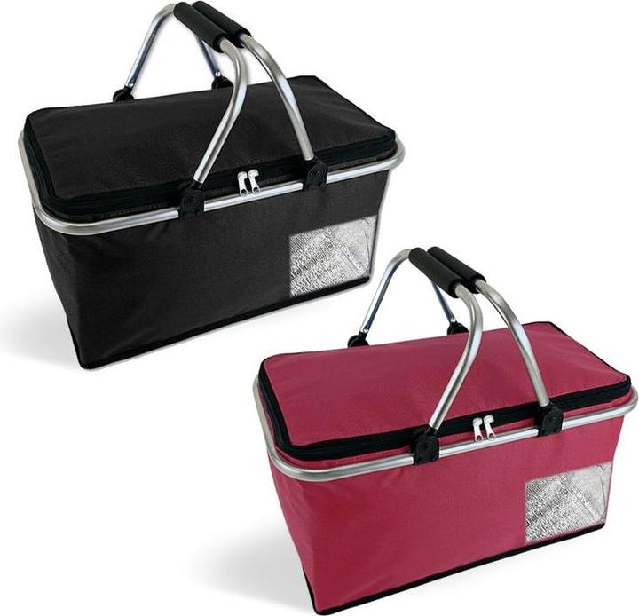 Immagine prodotto Hermex Set di cestini per la spesa Thermo Shopping Basket Carry Basket Cooling Basket Carrybag (25 l)