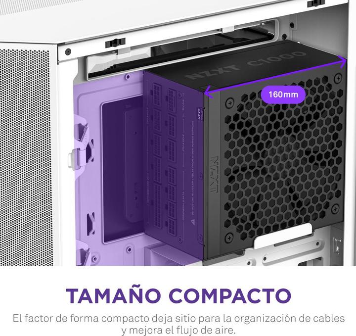 Image du produit NZXT ATX 3.1 1000 Watt 80 Plus Gold Mod (1000 W)