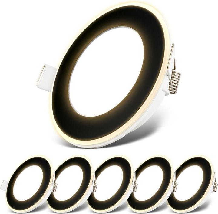 B.K.Licht LED recessed light set of 6