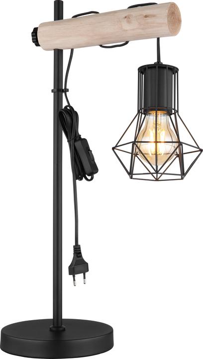 Produktbild Globo Tischleuchte Metall Schwarz, 1xe27 (E27)