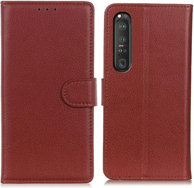 Produktbild MU Classic Litchi Leder Bookcover Series (Sony Xperia 1 III)