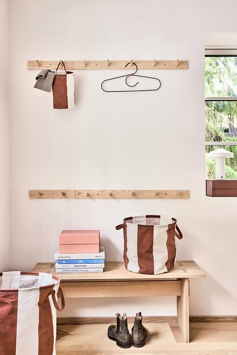 Produktbild OYOY Mini Bettaufbewahrung Saga Clay Red