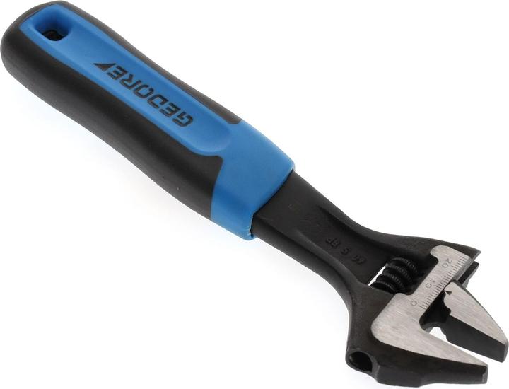 Actual product image Gedore 60 S 8 JP open-end spanner 8", adjustable, phosphated with plastic handle (25 mm)