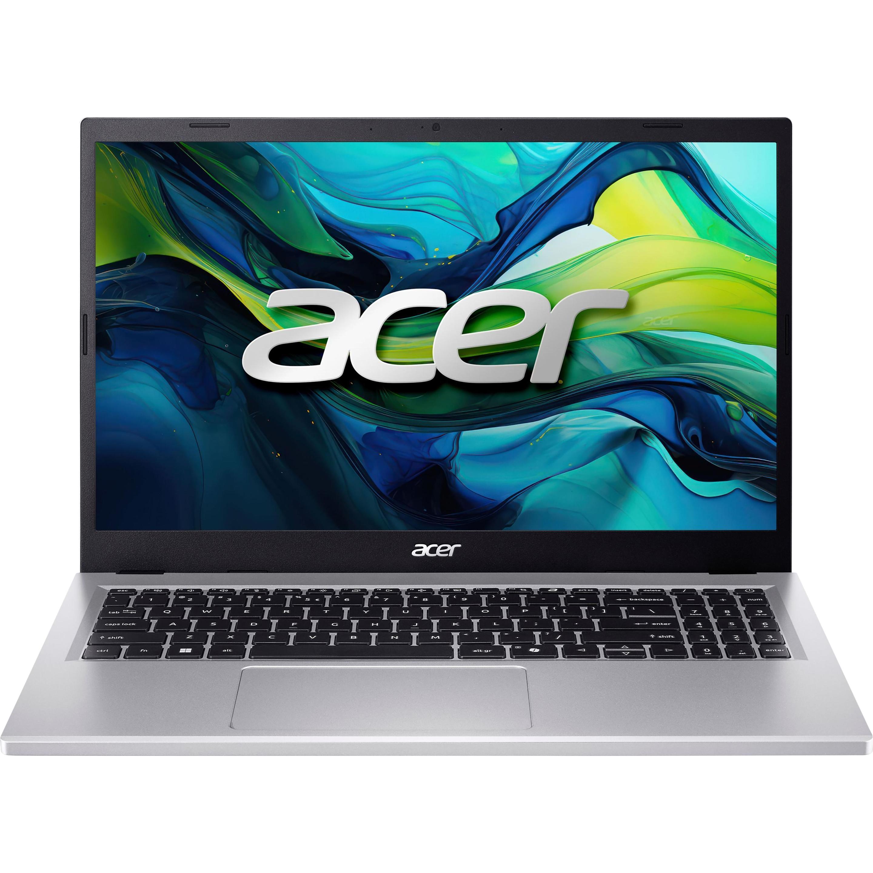 Acer Aspire Go 15 (15.60", 512 GB, 8 GB, DE, Intel Core i3-1315U), Notebook, Silber
