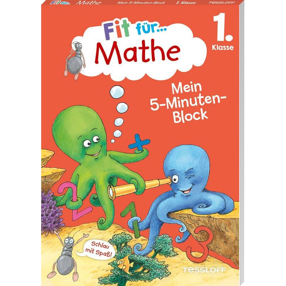 Fit für Mathe 1. Klasse. Mein 5-Minuten-Block, Schulbücher von Werner Zenker