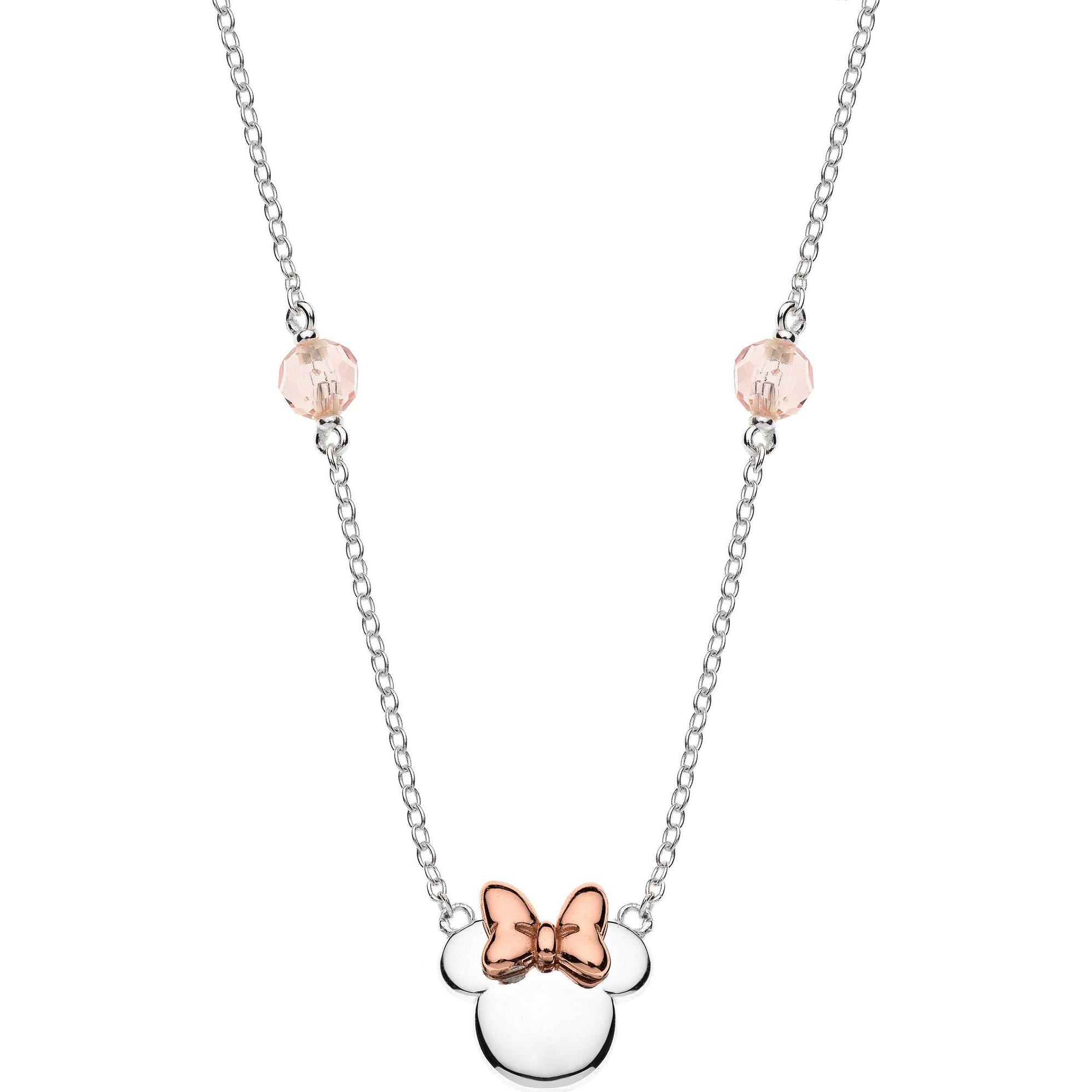 Thumbnail - Disney, Halsschmuck, Halskette Minnie Mouse, 925 Sterling Silber, (925er Silber, 35 - 40.5 cm)