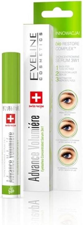Eveline Set Advance Volumiere 3In1 Eyelash Serum 8X10Ml