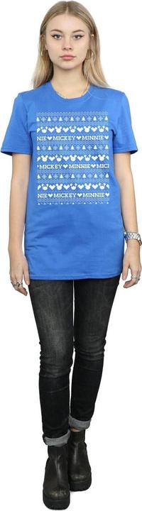 Produktbild Disney Mickey And Minnie Christmas Fair Isle TShirt (XXL)