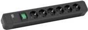 Actual product image Bachmann Power strip (6 x, CEE 7/3, 2 m)