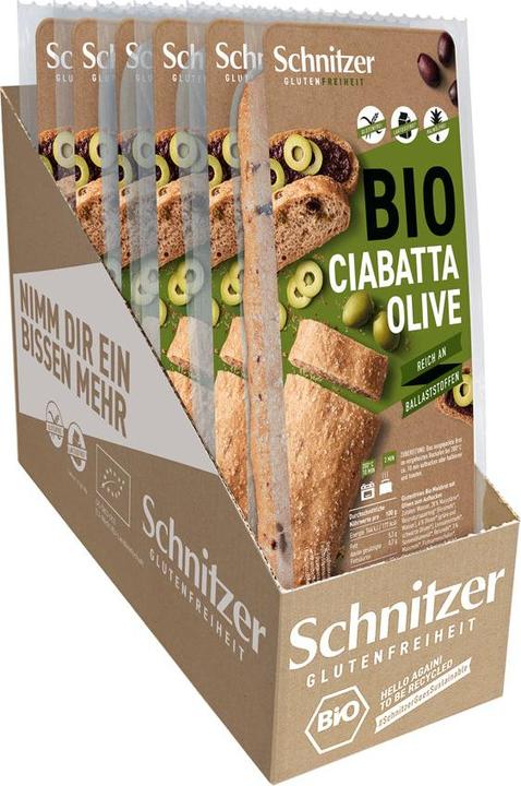 Produktbild Schnitzer Bio Ciabatta Olive (180 g)