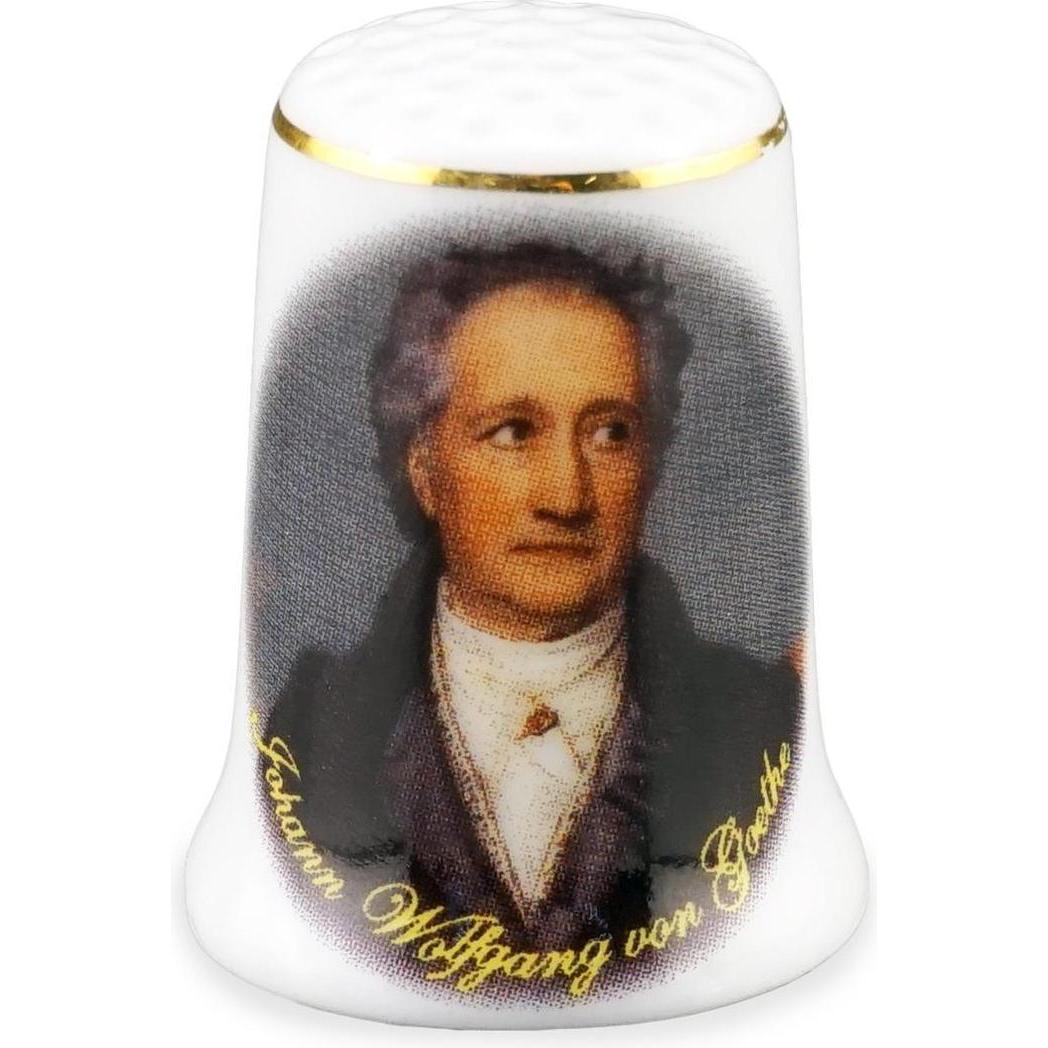 Reutter, Deko Objekt, Fingerhut Porzellan, Johan Golfgang von Goethe